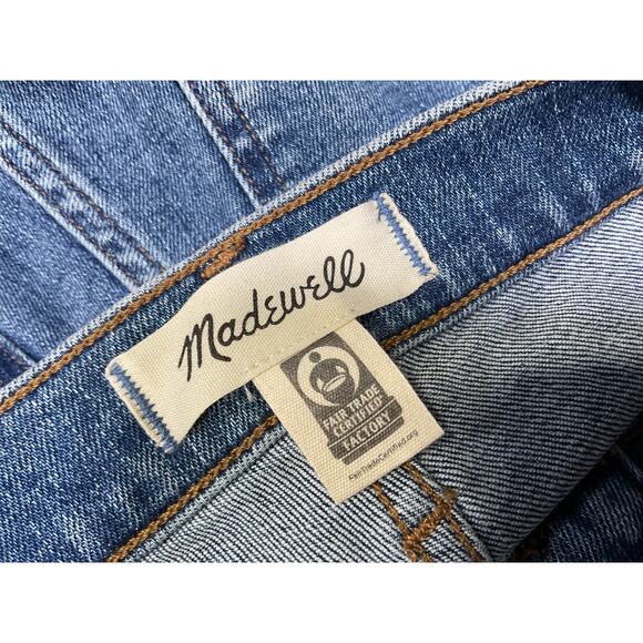Madewell 'Petite' Blue Stovepipe Denim Jeans Size P 24 - Picture 3 of 4